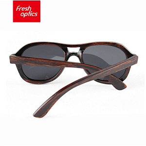 2615 Wholesale Fashion Polarized Wood Bamboo Framed 2019 Sunglasses
