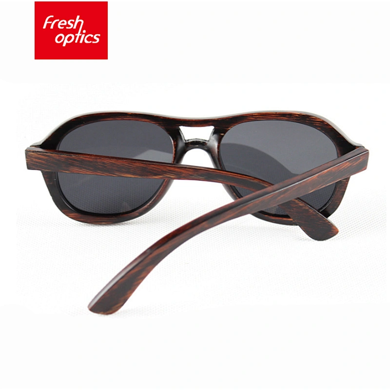 2615 Wholesale Fashion Polarized Wood Bamboo Framed 2019 Sunglasses