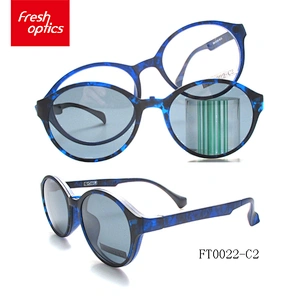 Stock goods TR90 clip on sunglasses polarized lenses