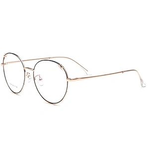 fashion hot sale stainless steel vintage optical eyeglasses for women