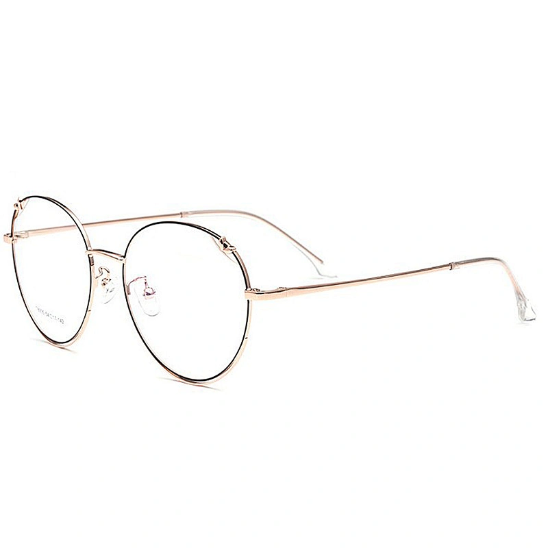fashion hot sale stainless steel vintage optical eyeglasses for women