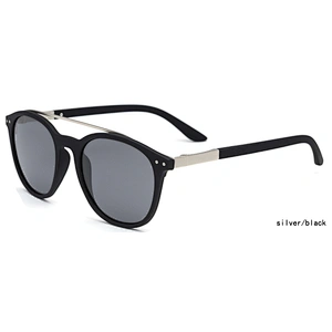 Hot sell high quality TR 90 sun glasses UV400 polarized double bridge sunglasses for men
