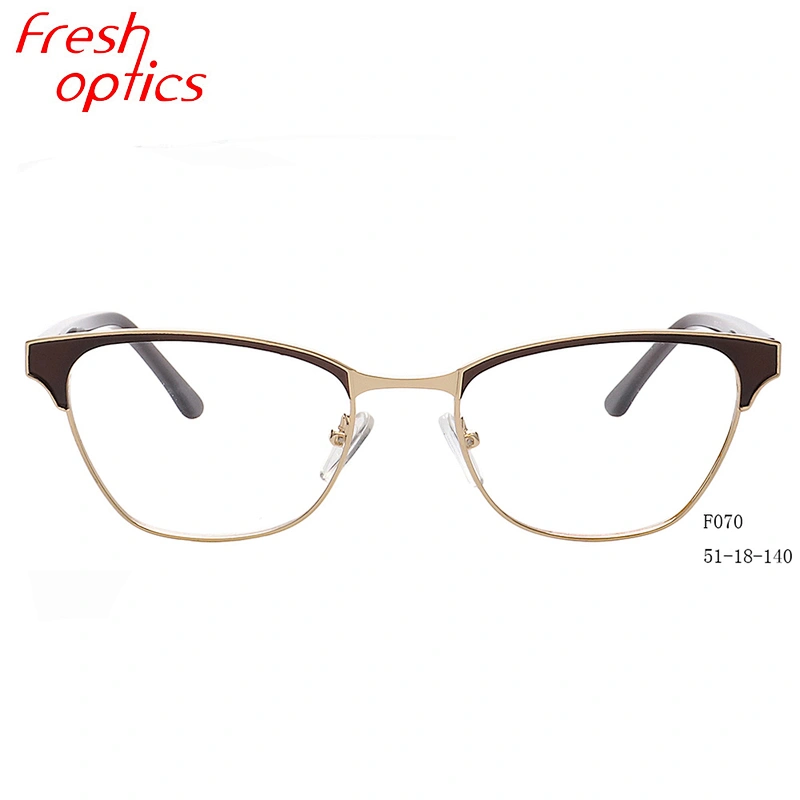 Hot sale stainless steel optical frames ready stock eyeglasses 2019