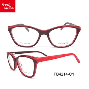 FB4214 Acetate Wooden Optical Glasses acetate eyeglass frames wholesale reading glasses