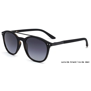 Hot sell high quality TR 90 sun glasses UV400 polarized double bridge sunglasses for men