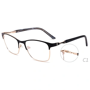 customized logo ready stock metal optical frames eyeglasses