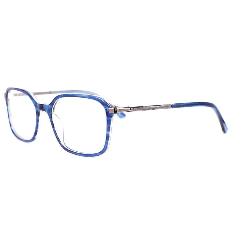 FB5417 Fashion acetate optical frame fancy eyewear brand glasses frame square acetate eyeglass
