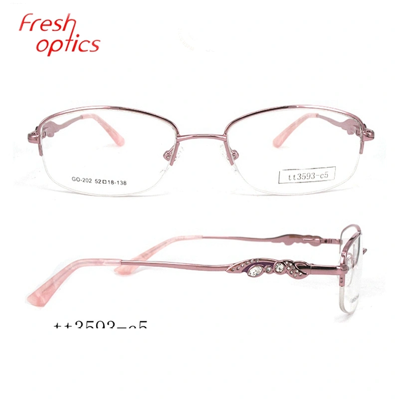 European standard diamond matel optical frames wholesale 2019