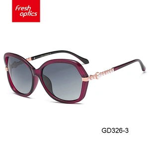 GD326 Factory directly provide high quality cat eye sun glasses pearl tags for sunglasses