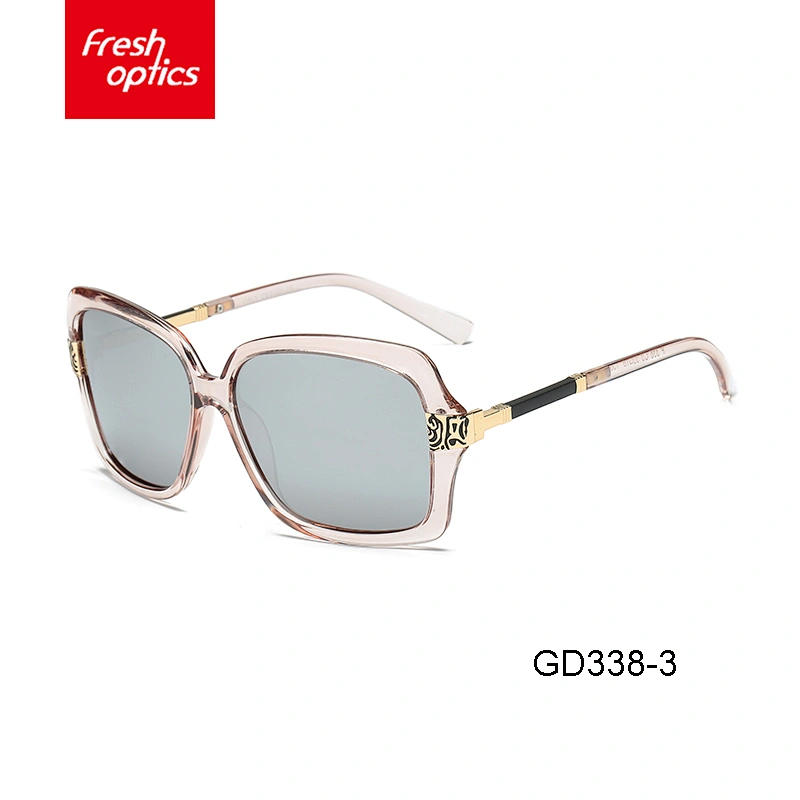 GD338 Fashionable plastic china sunglass manufacturers round sun glasses
