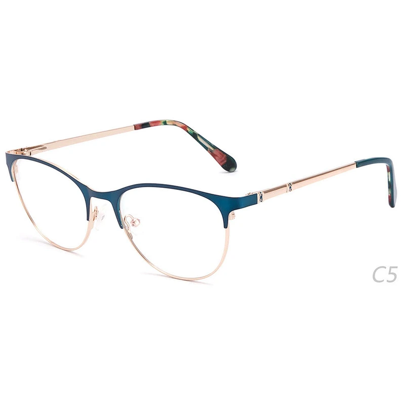 Retail hot sale metal optical frames ready goods eyewear