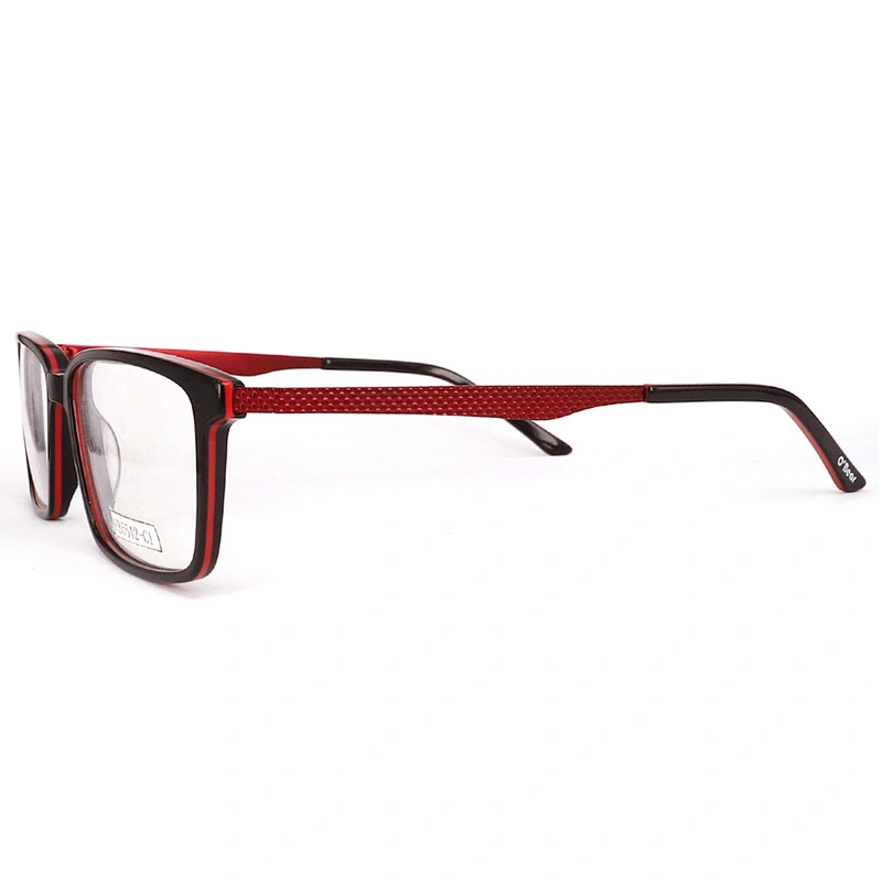 FB5542 Latest models of spectacles design special metal temple eyeglasses frame acetate frames