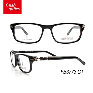 FB3773 Fashion Decoration Acetate Optical Frames Brand Name