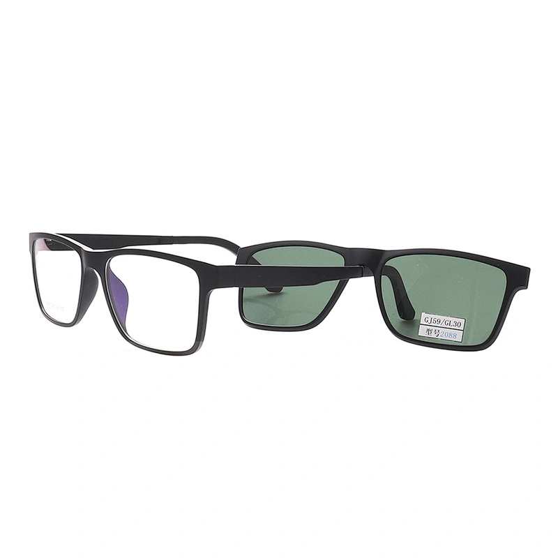 GJ59  Hot sale popular magnetic clip on sunglasses  polarized magnet sunglasses