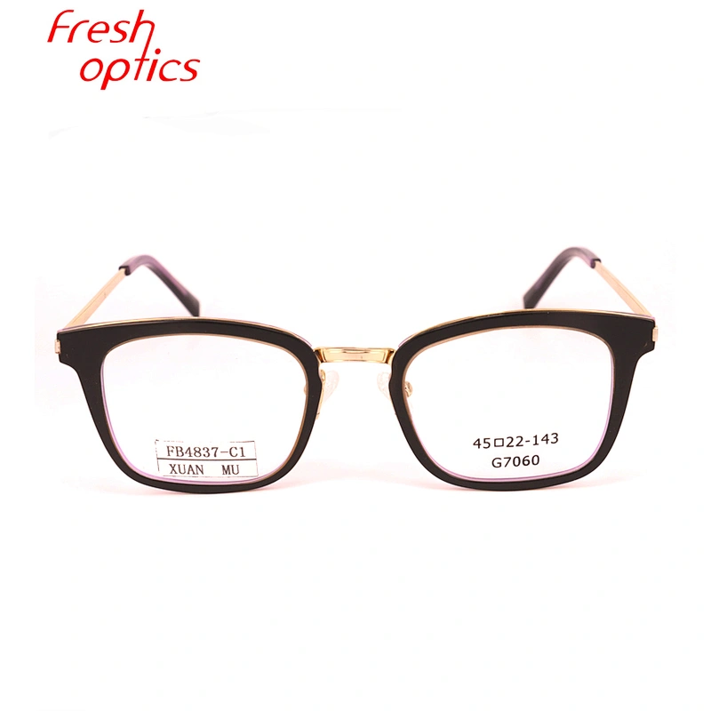FB4837 high fashion eyeglass acetate frame optical frames wholesale in China