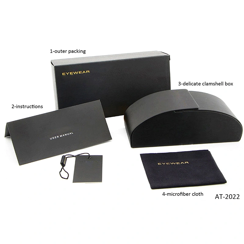 2020 hot sale cheap sunglasses paper boxes leather cases eyeglasses packaging box