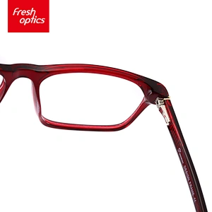 FB3777 Red Acetate New Model Optical Frames With OEM Service