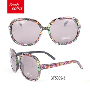 SF5009 OEM Fashion Designer Plastic Sunglass With Customize