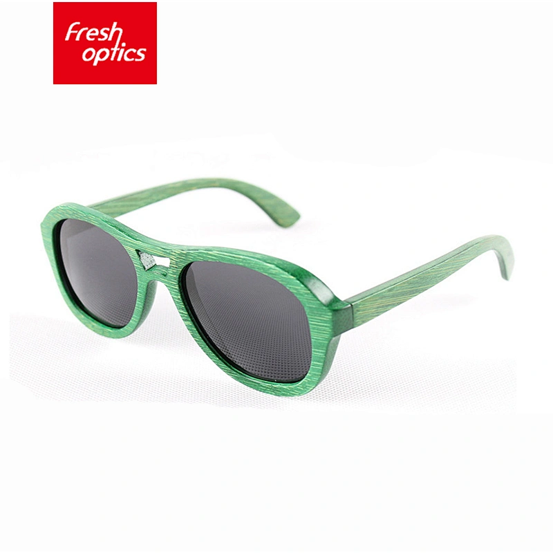 2615 Wholesale Fashion Polarized Wood Bamboo Framed 2019 Sunglasses