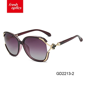 GD2213 Chinese transparent lens sunglasses stock