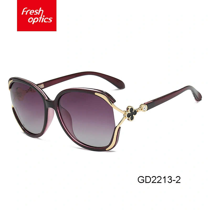 GD2213 Chinese transparent lens sunglasses stock