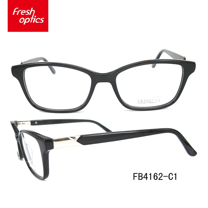 FB4162 Plastic inexpensive round acetate glasses optical frames