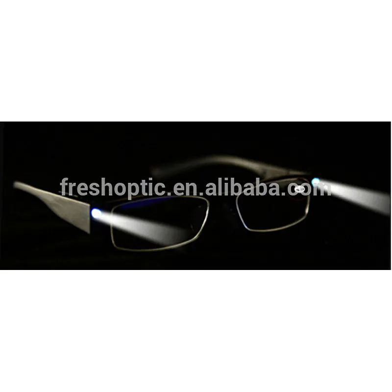 China wholesale LED black PC reading glasses plastic frames in reading glasses magneic from China