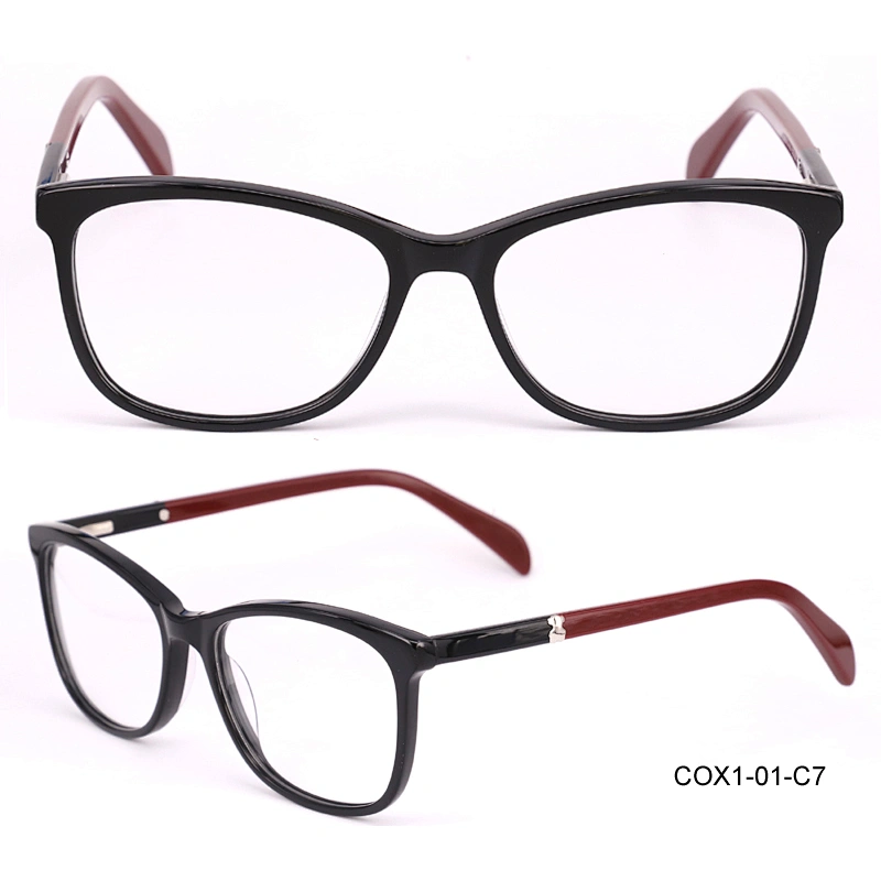 COX1-01 2018 hot sell acetate stocks optical frame low moq in China wholesale