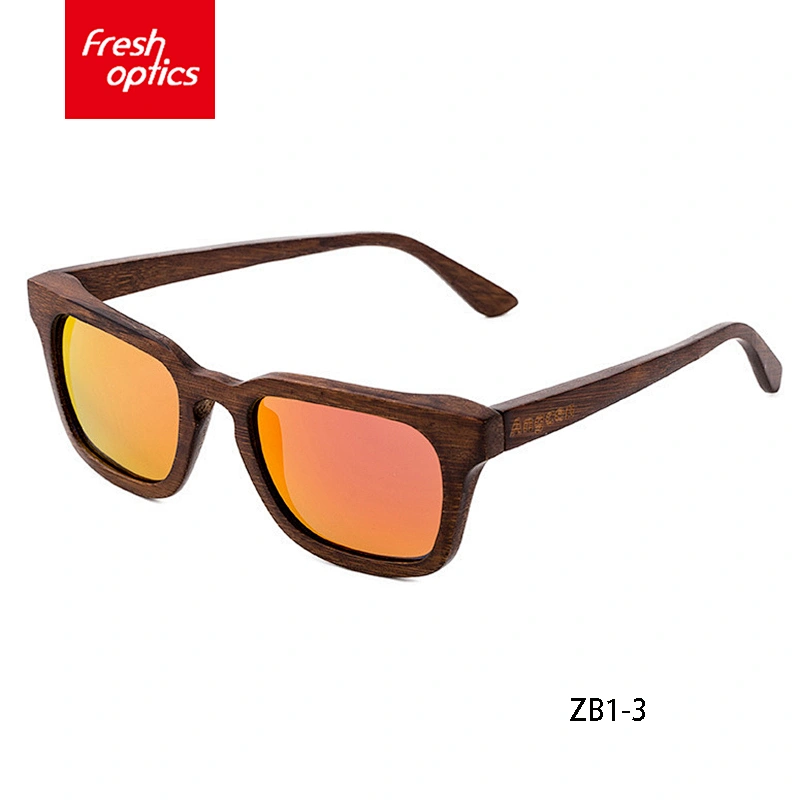 ZB1 Polarized bamboo wood style eyes polarized wood sunglasses