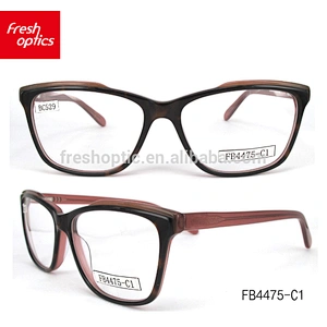 FB4475 cheap prescription glasses frames low Price optics eyewear acetate eyeglasses in wenzhou