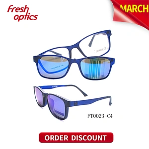 FT0023 Polarized Sunglasses Spring, Mirrored Clip On Sunglasses