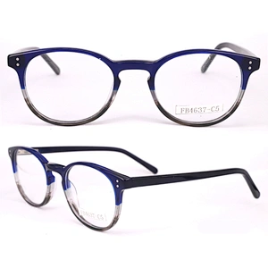 FB4637  Wholesale acetate modern stripe korean optical frames