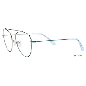Latest top rated full circle eyeglasses metal optical frames for promotions