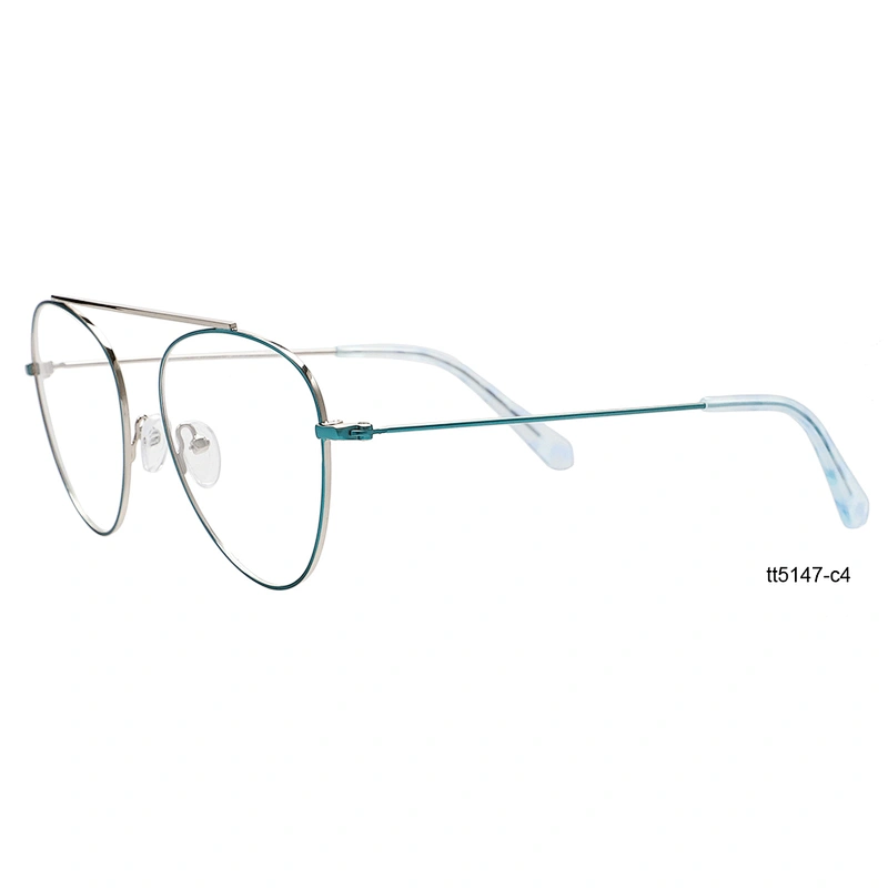Latest top rated full circle eyeglasses metal optical frames for promotions