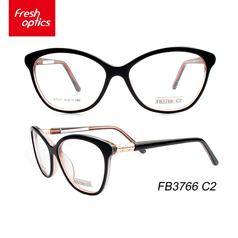 FB3766 LOGO Sunglasses,Ideal Optics Frames,Acetate Colorful Sunglasses