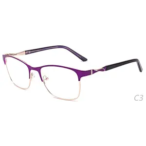 customized logo ready stock metal optical frames eyeglasses