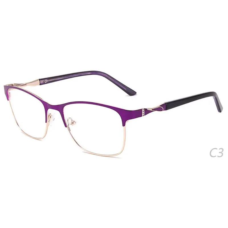 customized logo ready stock metal optical frames eyeglasses