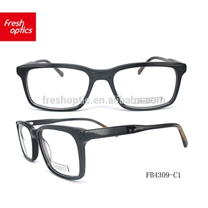 FB4309 Changeable color eyeglass frames fashion acetate optical frame men square eyeglass frames