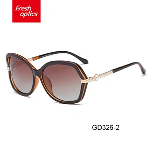 GD326 Factory directly provide high quality cat eye sun glasses pearl tags for sunglasses