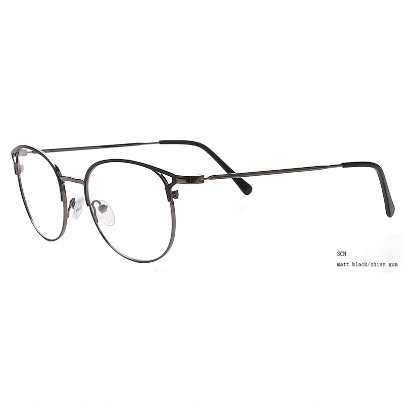 Clear lenses mens soft vintage round metal eye glasses optical frames 1 piece 2019