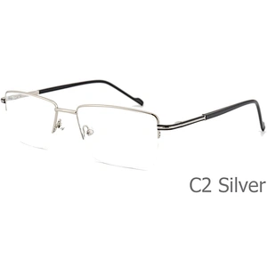 2019 cheap ready stock online retailer metal optical eyeglasses half frame for men