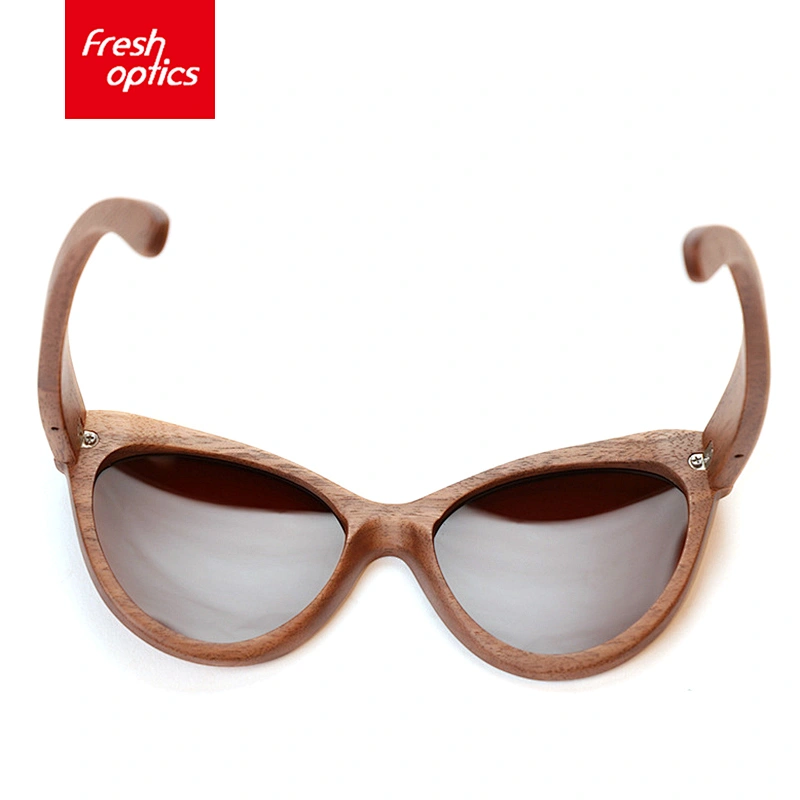 JK56145 Cheap price kids bamboo sunglasses wood eyewear