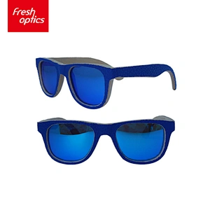 WB025 Hot selling promotional bamboo sunglasses thailand ,exte sunglasses