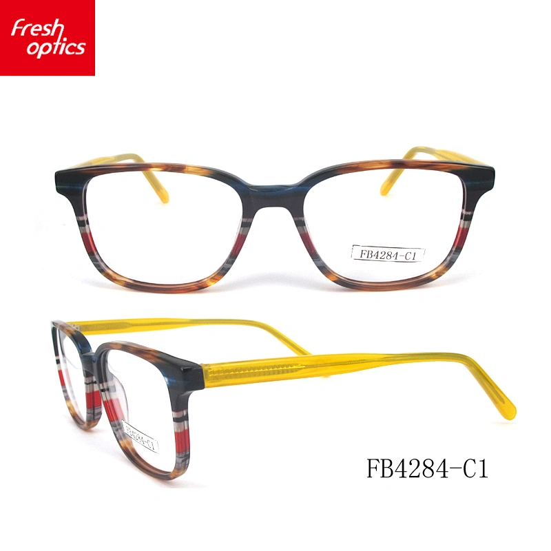 FB4284 Acetate reading glasses fashion optical frames italian eyewear for women