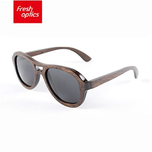 2615 Wholesale Fashion Polarized Wood Bamboo Framed 2019 Sunglasses