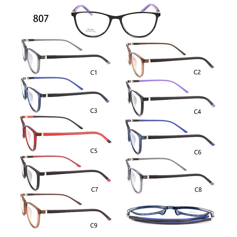 807 Sell well new type glasses brand cheap prescription glasses flexible eyeglasses frame