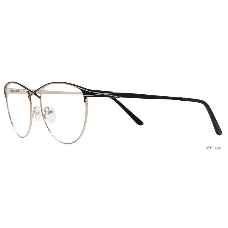 Fashion design stainless prescription designer eyeglasses