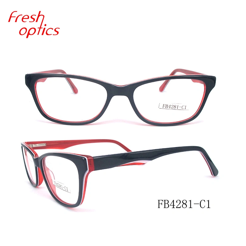 FB4281 Changeable color eyeglass frames fashion acetate optical frame