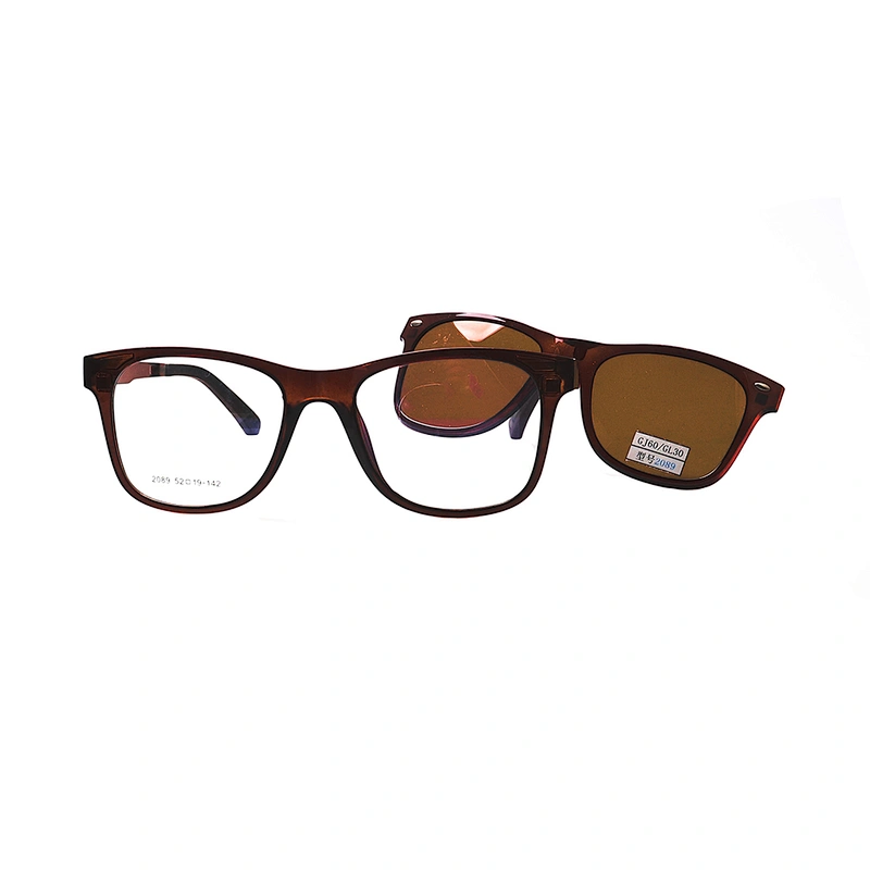 GJ60  TR90 clip on sunglasses with optical eyeglass frames