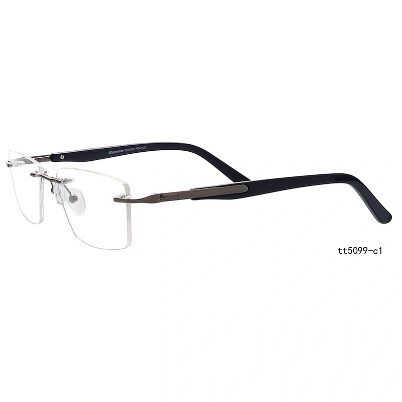Men spectacle frame eyeglasses rimless frames glasses optical eyewear